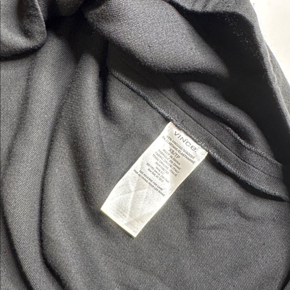 VINCE V NECK TUNIC DRESS size XS - Picture 8 of 9
